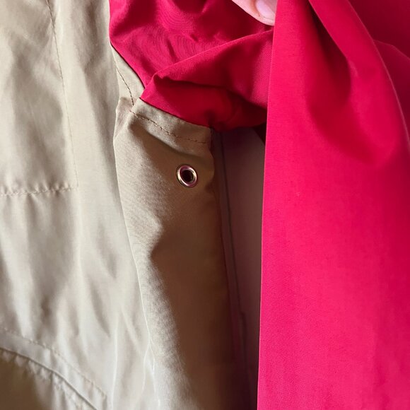 Colourblocked Red and Tan Penfield Windbreaker - Picture 5 of 6